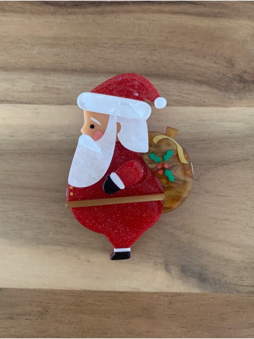 Erstwilder Santa Clause Brooch Christmas pin NWOT